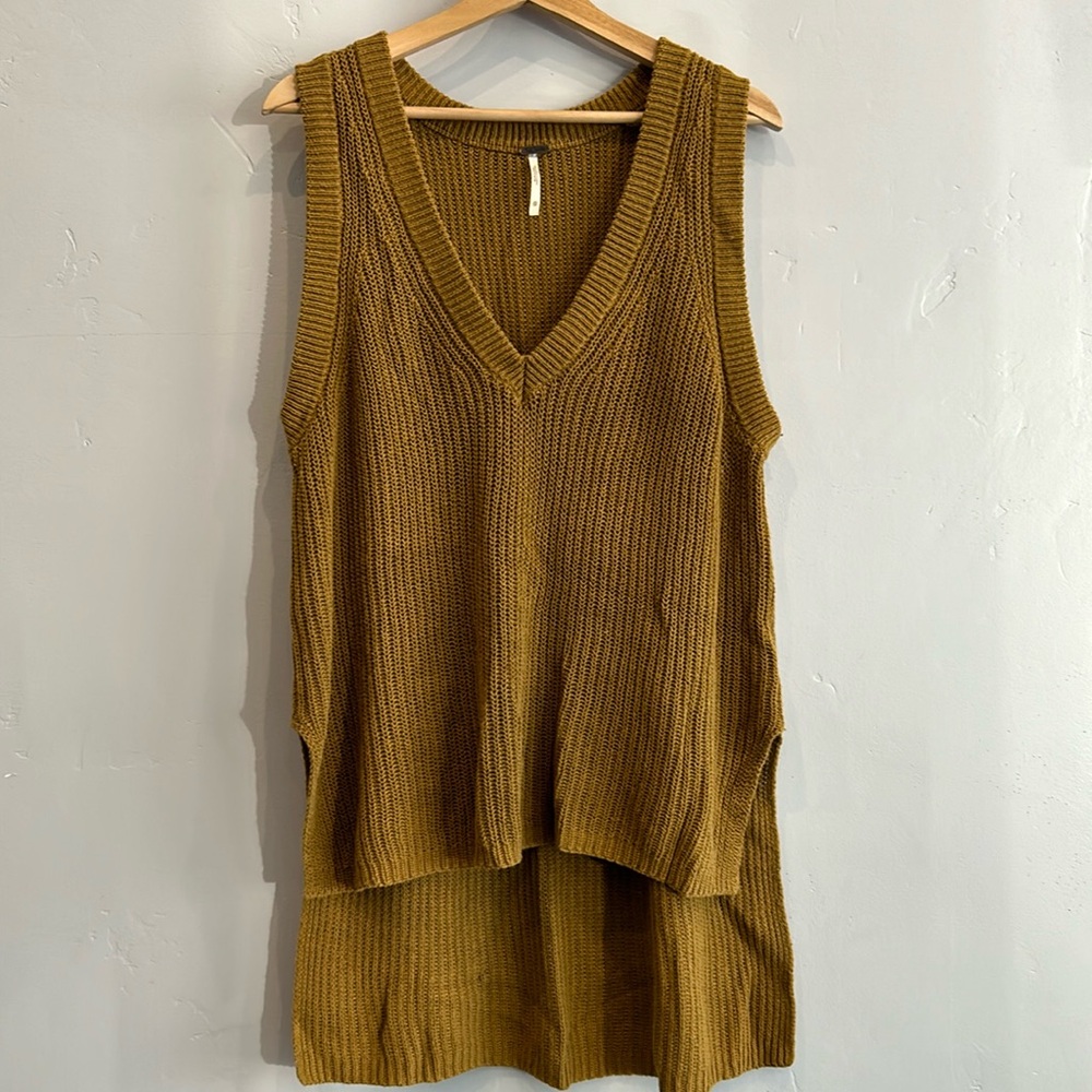 Free People V-Neck Sweater Vest